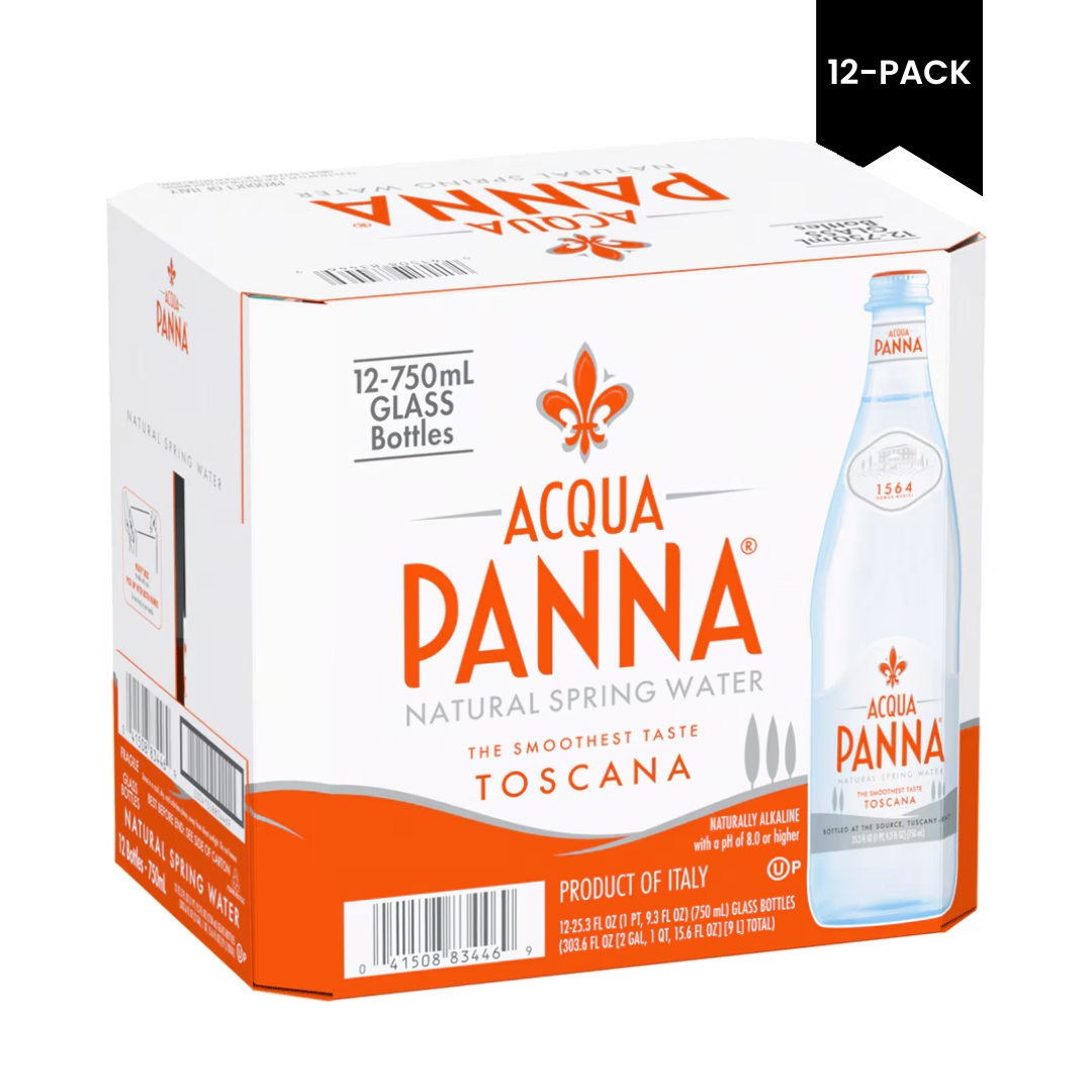 Acqua Panna 750ml 12 Glass Bottles