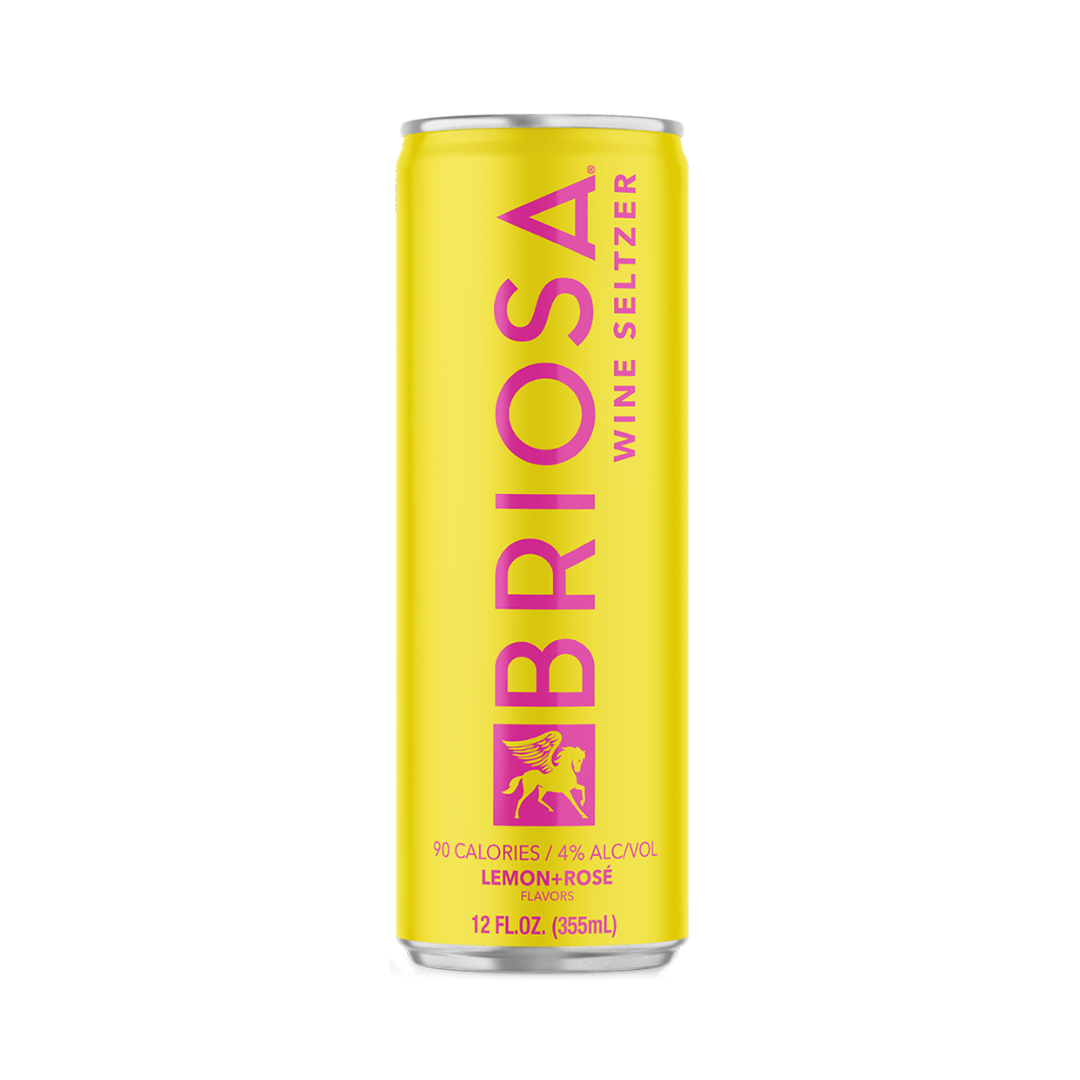 Briosa Wine Seltzer Lemon + Rose 12oz Can
