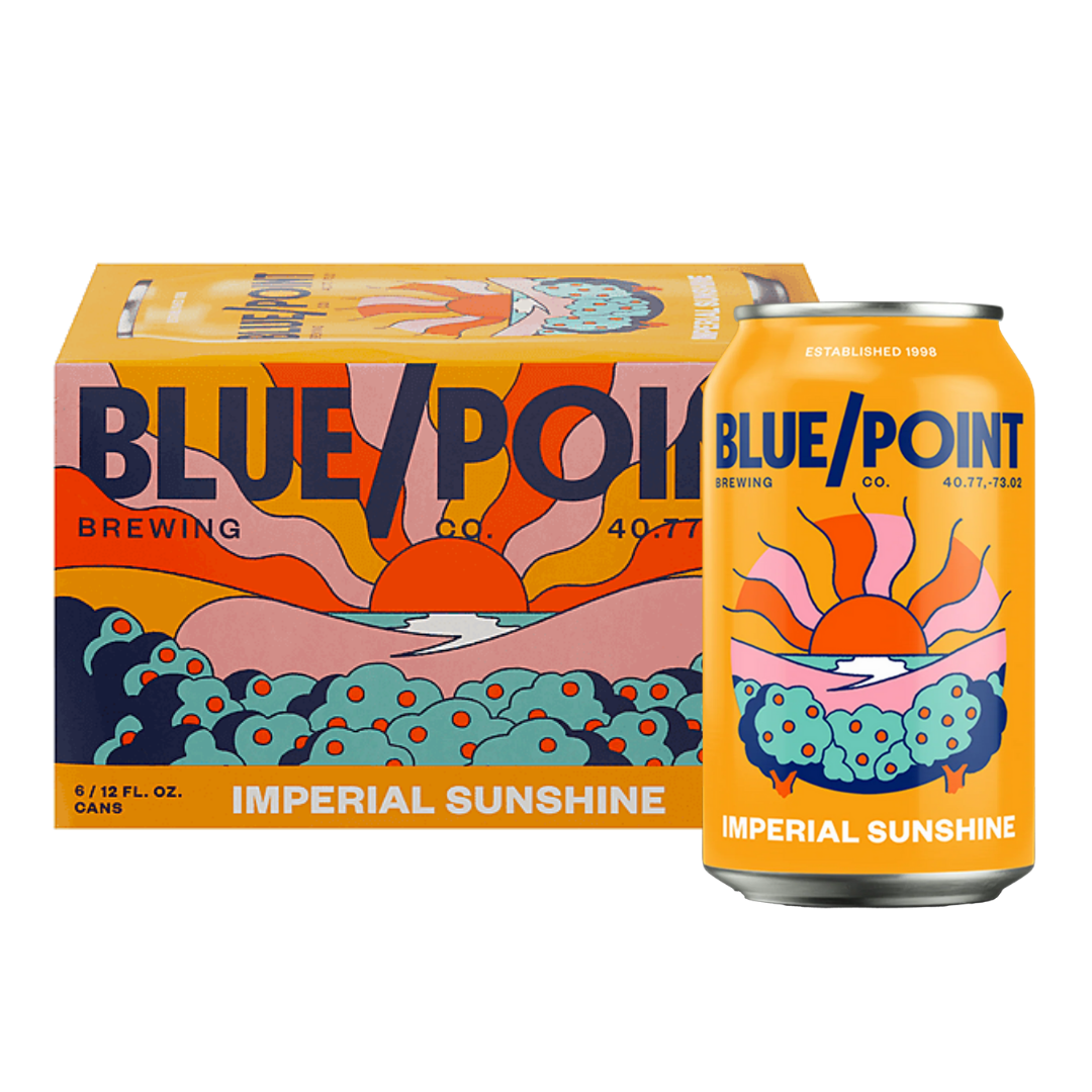 Blue Point Imperial Sunshine Blonde Ale With Oranges 6x12oz Cans