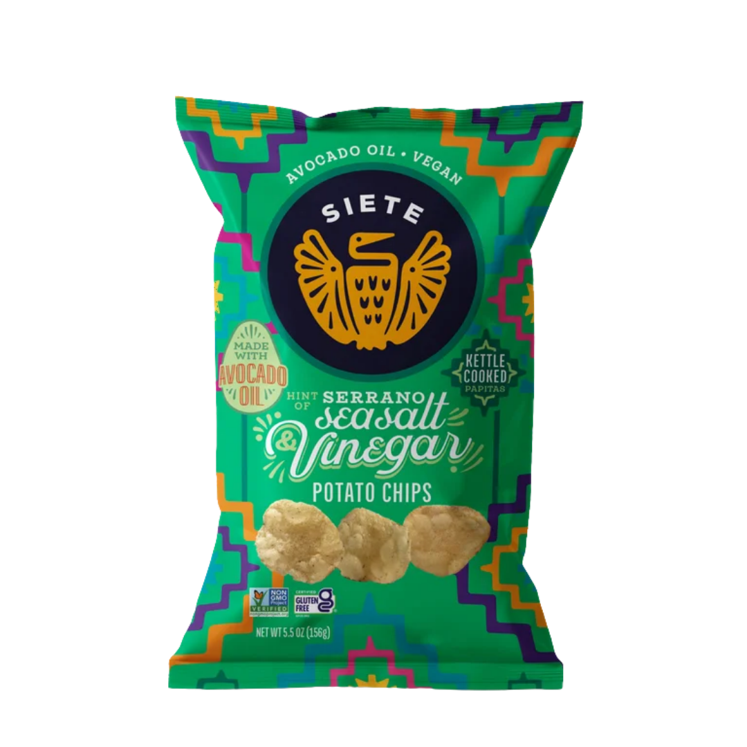 Siete Sea Salt and Vinegar Chips 5.5oz Bag