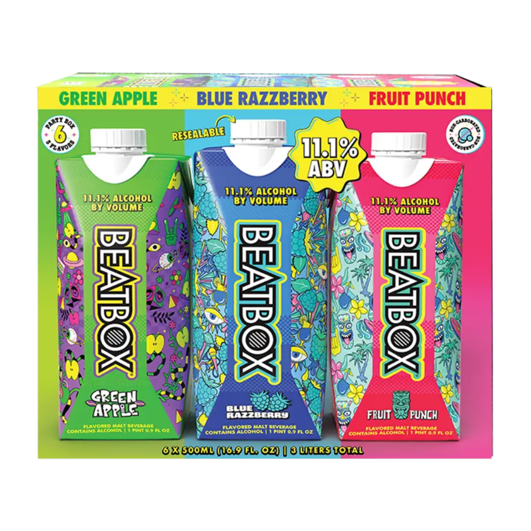 BeatBox Party Punch Variety Pack Malt 6-Pack 500ml