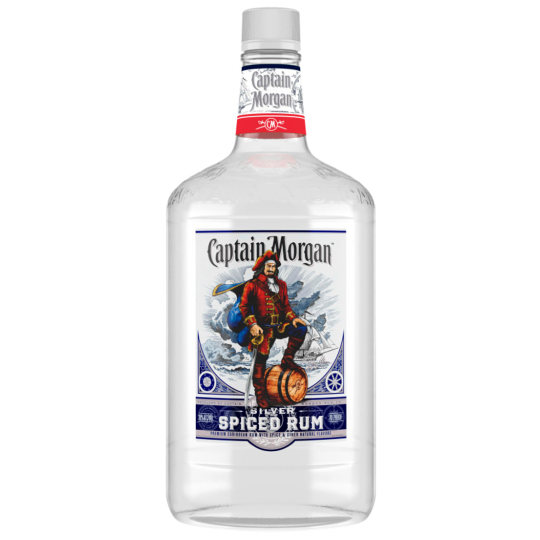 Captain Morgan Silver Spiced Rum 1.75L