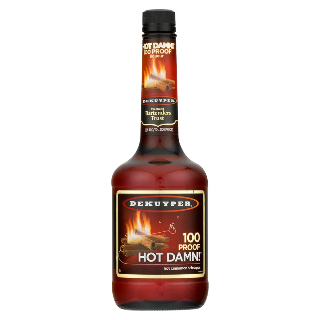 DeKuyper Hot Damn! Cinnamon Schnapps Liqueur 750ml