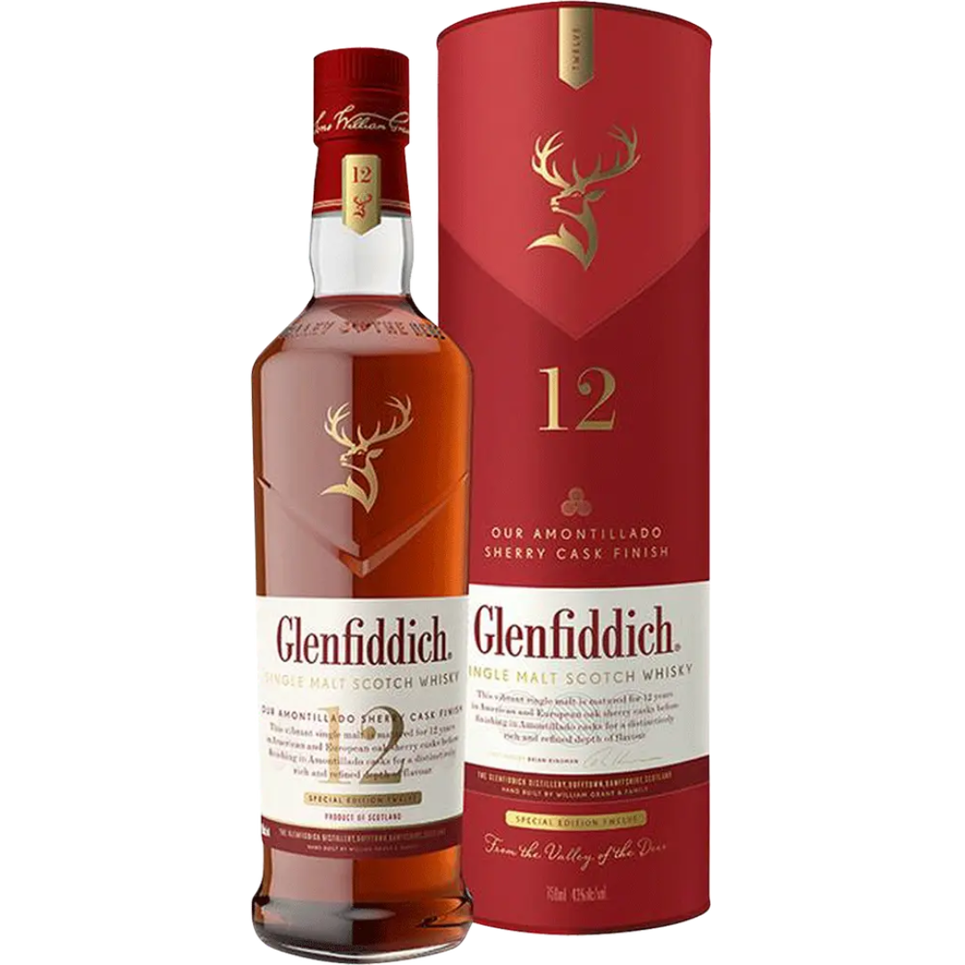 Glenfiddich Sherry Cask Finish 12 Year Scotch