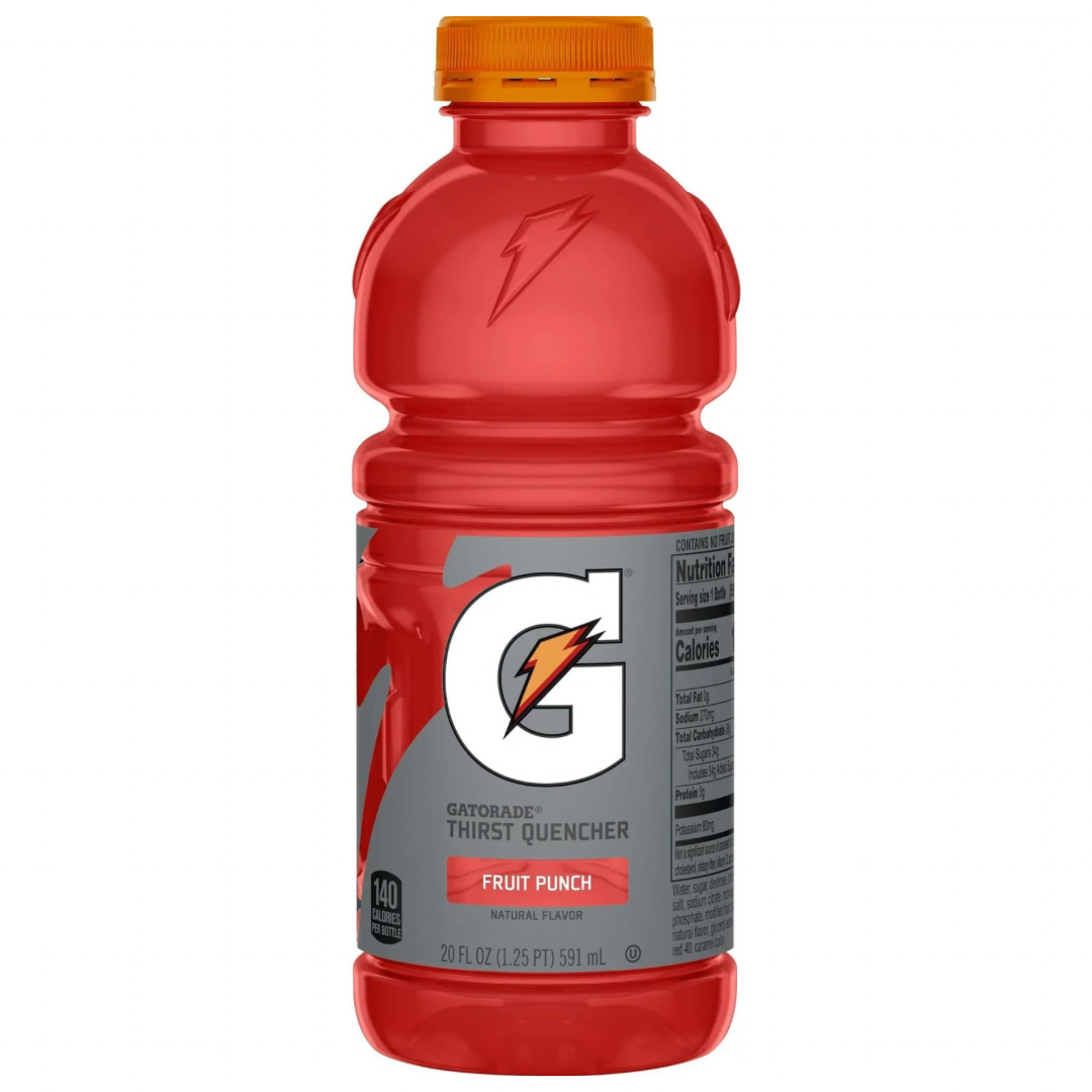 Gatorade fruit punch 20 oz