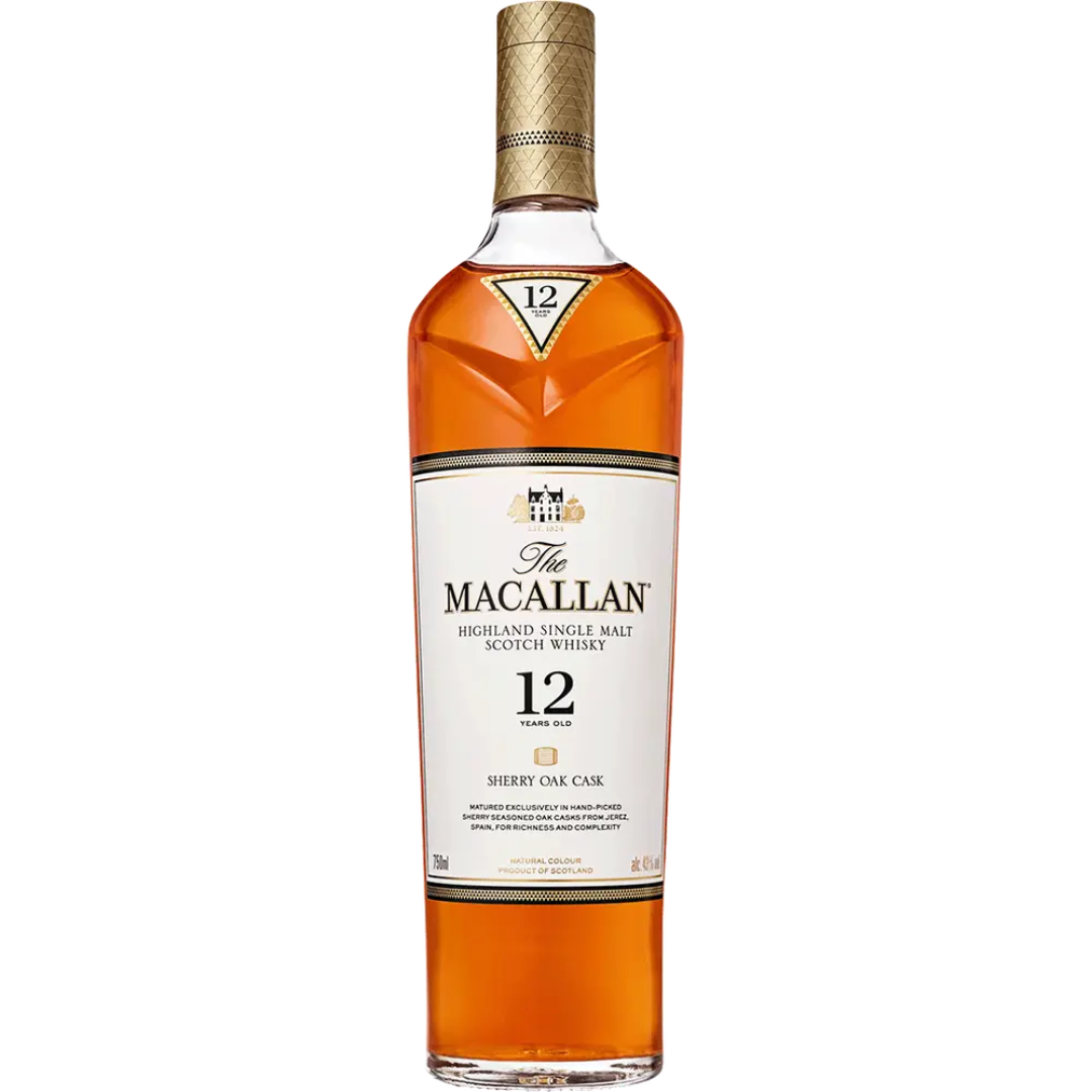 Macallan 12 Year Sherry Oak Single Malt Scotch