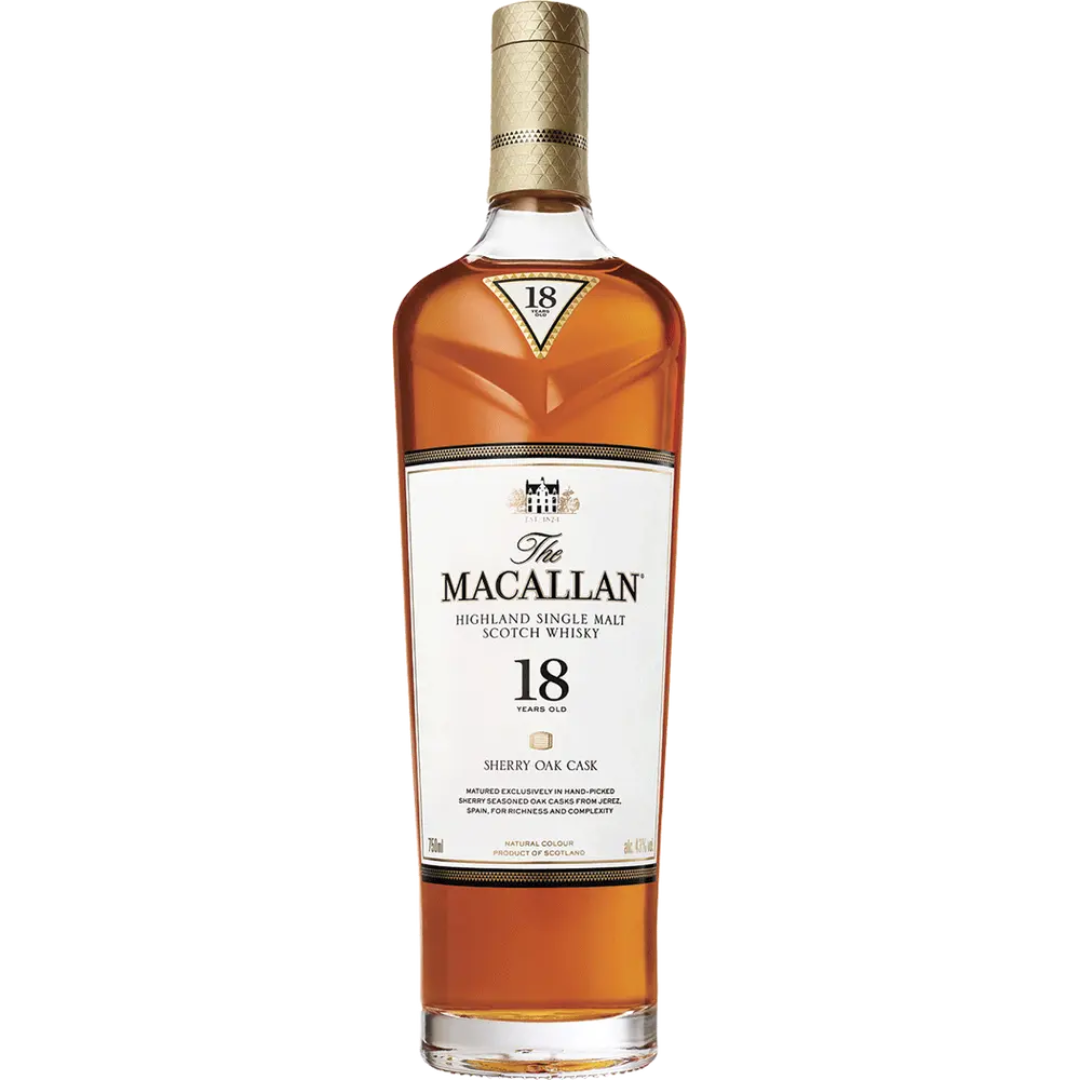 Macallan 18 Year Sherry Oak Single Malt Scotch