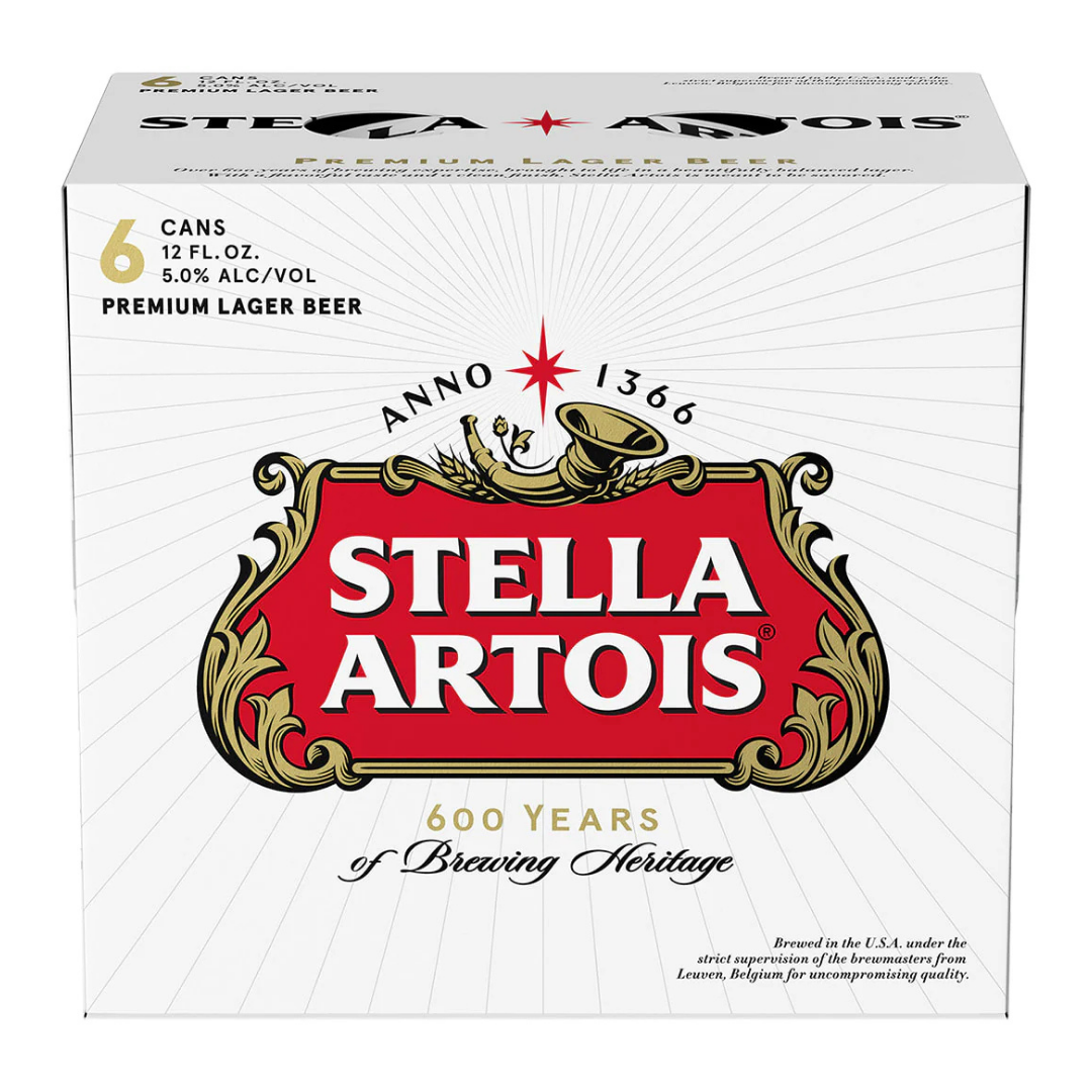 Stella Artois 6-Pack Cans