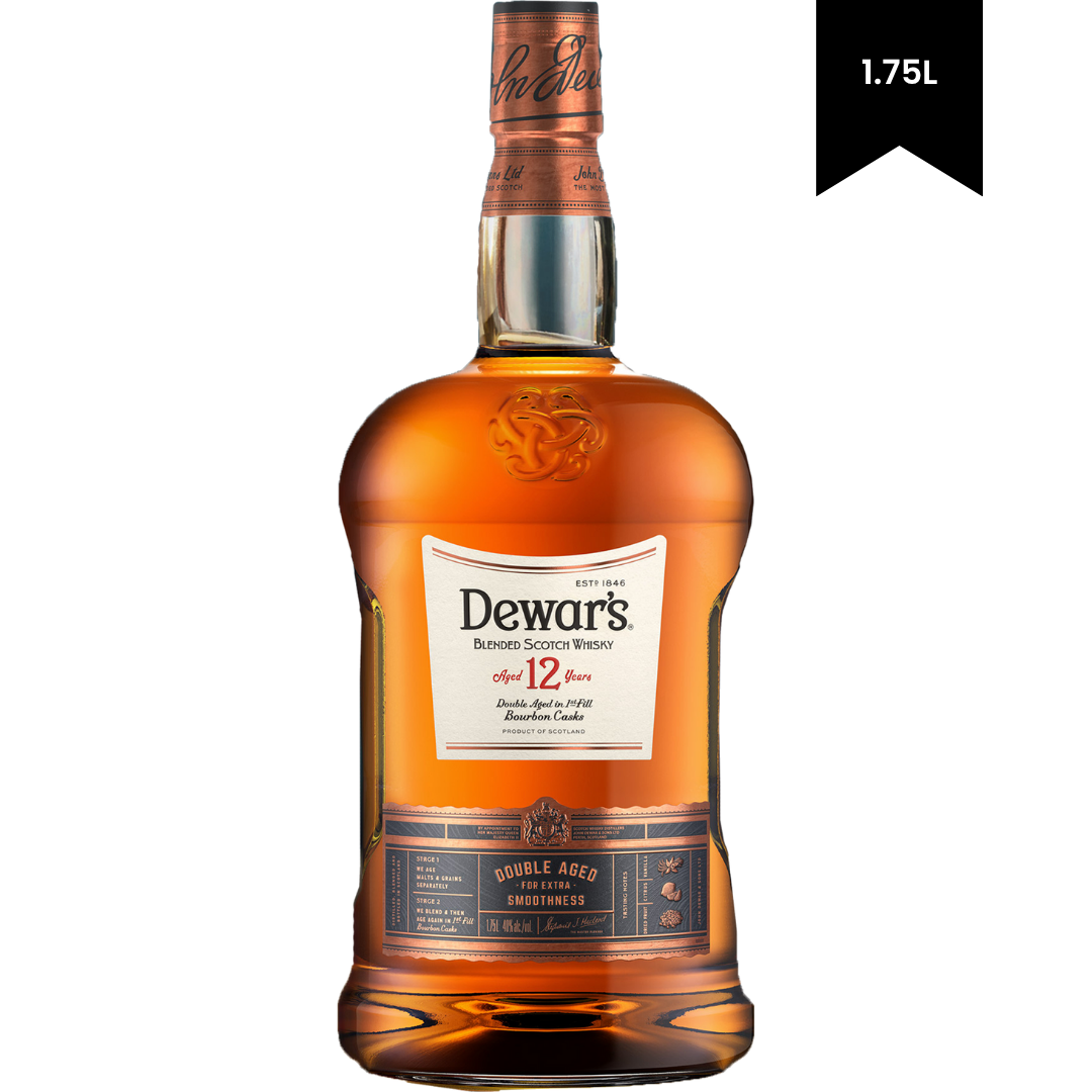 Dewar's 12 Year Old Blended Scotch Whisky 1.75L
