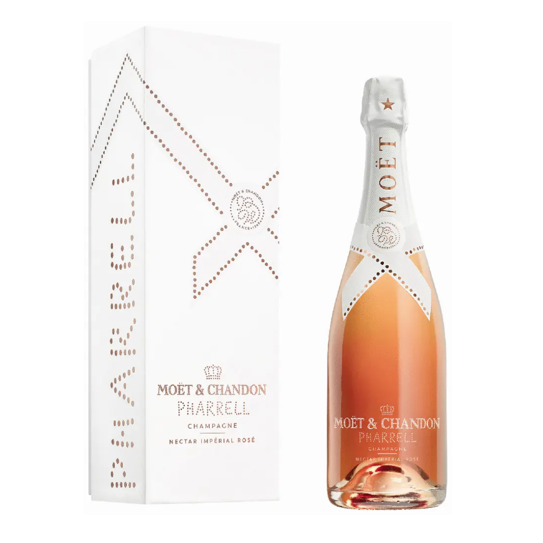 Moet & Chandon Pharrell Nectar Imperial Rose Champagne 750ml